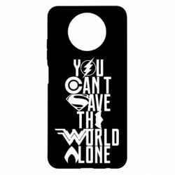 Чехол для Xiaomi Redmi Note 9 5G/Redmi Note 9T You cant save the world alone-PrintSalon Чехол для Xiaomi Redmi Note 9 5G/Redmi Note 9T You cant save the world alone