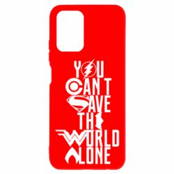 Чохол для Xiaomi Redmi Note 10 You cant save the world alone - PrintSalon