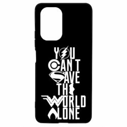 Чохол для Xiaomi Poco F3/K40 You cant save the world alone - PrintSalon