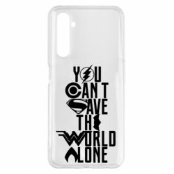 Чохол для Realme 6 Pro You cant save the world alone-PrintSalon Чохол для Realme 6 Pro You cant save the world alone