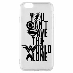 Чохол для iPhone 6/6S You cant save the world alone