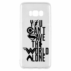 Чехол для Samsung S8 You cant save the world alone