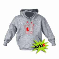 Детское худи You cant stop me - PrintSalon