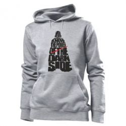 Женское худи You don't know the power of the dark side - PrintSalon