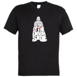 Мужская футболка  с V-образным вырезом You don't know the power of the dark side - PrintSalon