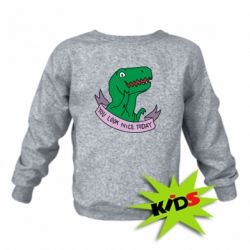 Детский свитшот You look nice today