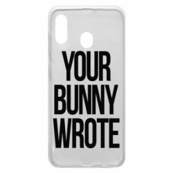 Чохол для Samsung A30 Your bunny wrote - PrintSalon