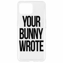 Чохол для Oppo Reno 4 Lite Your bunny wrote - PrintSalon