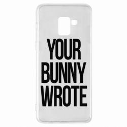 Чохол для Samsung A8+ 2018 Your bunny wrote - PrintSalon