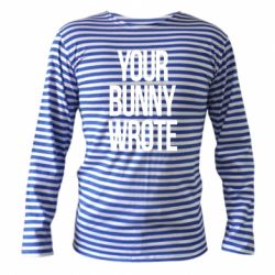 Тільник з довгим рукавом Your bunny wrote - PrintSalon