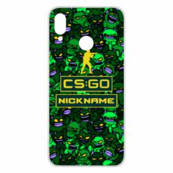 Чехол для Huawei P Smart Plus 2018 Your Nickname CsGo backraund mp9 impire - PrintSalon