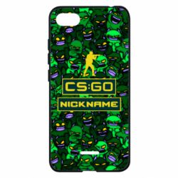 Чехол для Xiaomi Redmi 6A Your Nickname CsGo backraund mp9 impire
