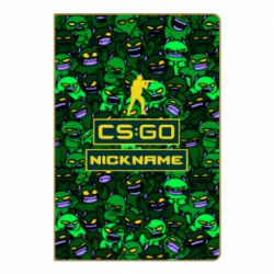 Блокнот с принто Your Nickname CsGo backraund mp9 impire - PrintSalon