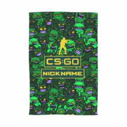 Полотенце с принтом Your Nickname CsGo backraund mp9 impire - PrintSalon