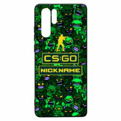 Чехол для Huawei P30 Pro Your Nickname CsGo backraund mp9 impire - PrintSalon