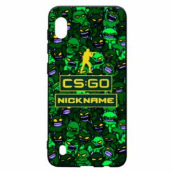 Чехол для Samsung A10 Your Nickname CsGo backraund mp9 impire - PrintSalon