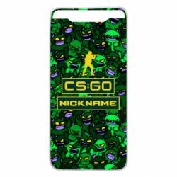 Чехол для Samsung A80 Your Nickname CsGo backraund mp9 impire - PrintSalon