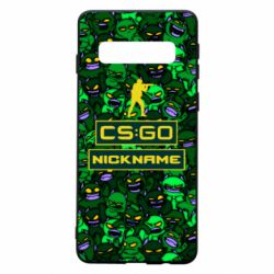 Чехол для Samsung S10 Your Nickname CsGo backraund mp9 impire - PrintSalon