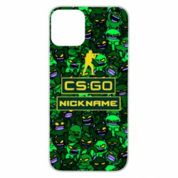 Чехол для iPhone 11 Your Nickname CsGo backraund mp9 impire - PrintSalon