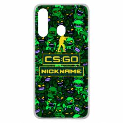 Чехол для Samsung M40 Your Nickname CsGo backraund mp9 impire - PrintSalon