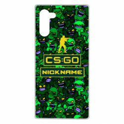 Чехол для Samsung Note 10 Your Nickname CsGo backraund mp9 impire - PrintSalon