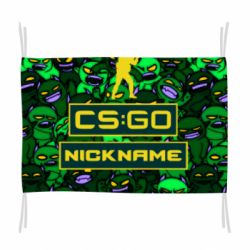 Флаг Your Nickname CsGo backraund mp9 impire - PrintSalon