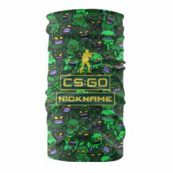 Бандана Your Nickname CsGo backraund mp9 impire - PrintSalon