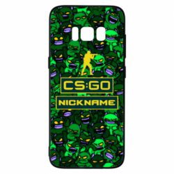 Чехол для Samsung S8 Your Nickname CsGo backraund mp9 impire - PrintSalon