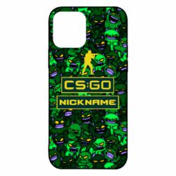 Чехол для iPhone 12 Your Nickname CsGo backraund mp9 impire - PrintSalon