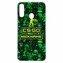 Чехол для Samsung A20s Your Nickname CsGo backraund mp9 impire - PrintSalon