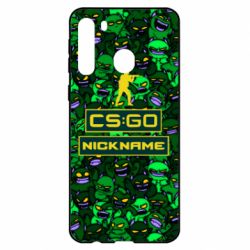 Чехол для Samsung A21 Your Nickname CsGo backraund mp9 impire - PrintSalon