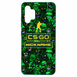 Чехол для Samsung A32 4G Your Nickname CsGo backraund mp9 impire - PrintSalon