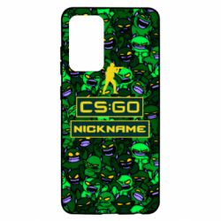 Чехол для Samsung A52 5G Your Nickname CsGo backraund mp9 impire - PrintSalon