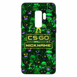 Чехол для Samsung S9+ Your Nickname CsGo backraund mp9 impire - PrintSalon