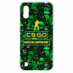 Чехол для Samsung A01/M01 Your Nickname CsGo backraund mp9 impire - PrintSalon