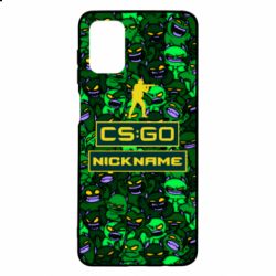 Чехол для Samsung M51 Your Nickname CsGo backraund mp9 impire - PrintSalon