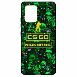 Чехол для Samsung S10 Lite Your Nickname CsGo backraund mp9 impire - PrintSalon