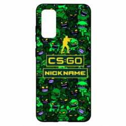 Чехол для Samsung S20 Your Nickname CsGo backraund mp9 impire - PrintSalon