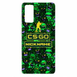 Чехол для Samsung S20 FE Your Nickname CsGo backraund mp9 impire - PrintSalon