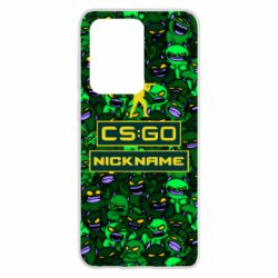 Чехол для Samsung S20 Ultra Your Nickname CsGo backraund mp9 impire - PrintSalon