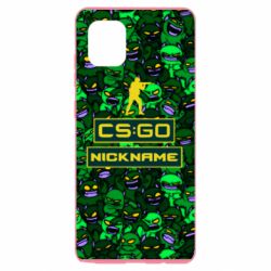 Чехол для Samsung Note 10 Lite Your Nickname CsGo backraund mp9 impire - PrintSalon
