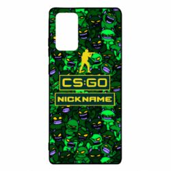 Чехол для Samsung Note 20 Your Nickname CsGo backraund mp9 impire - PrintSalon