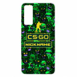 Чехол для Huawei P Smart 2021 Your Nickname CsGo backraund mp9 impire - PrintSalon