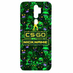 Чехол для Oppo A5/A9 2020 Your Nickname CsGo backraund mp9 impire - PrintSalon