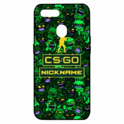 Чехол для Oppo A5s/A12 Your Nickname CsGo backraund mp9 impire - PrintSalon