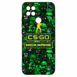 Чехол для Oppo A15s/A15 Your Nickname CsGo backraund mp9 impire - PrintSalon