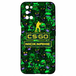 Чехол для Oppo A52/A72/A92 Your Nickname CsGo backraund mp9 impire - PrintSalon