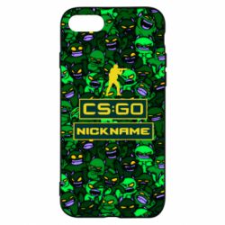 Чехол для iPhone 8 Your Nickname CsGo backraund mp9 impire - PrintSalon