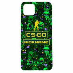 Чехол для Oppo A92s Your Nickname CsGo backraund mp9 impire - PrintSalon
