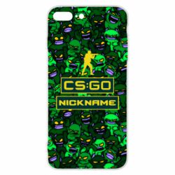 Чехол для iPhone 8 Plus Your Nickname CsGo backraund mp9 impire - PrintSalon